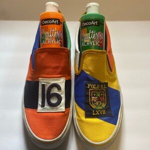 Colorful Polo RL Slip-On Sneakers